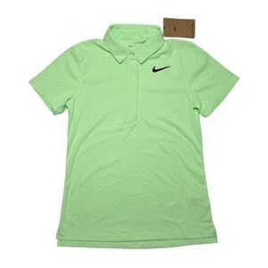 Nike Dri-FIT ADV Tour Golf Polo Shirt Womens Size XS Spring Green NEW